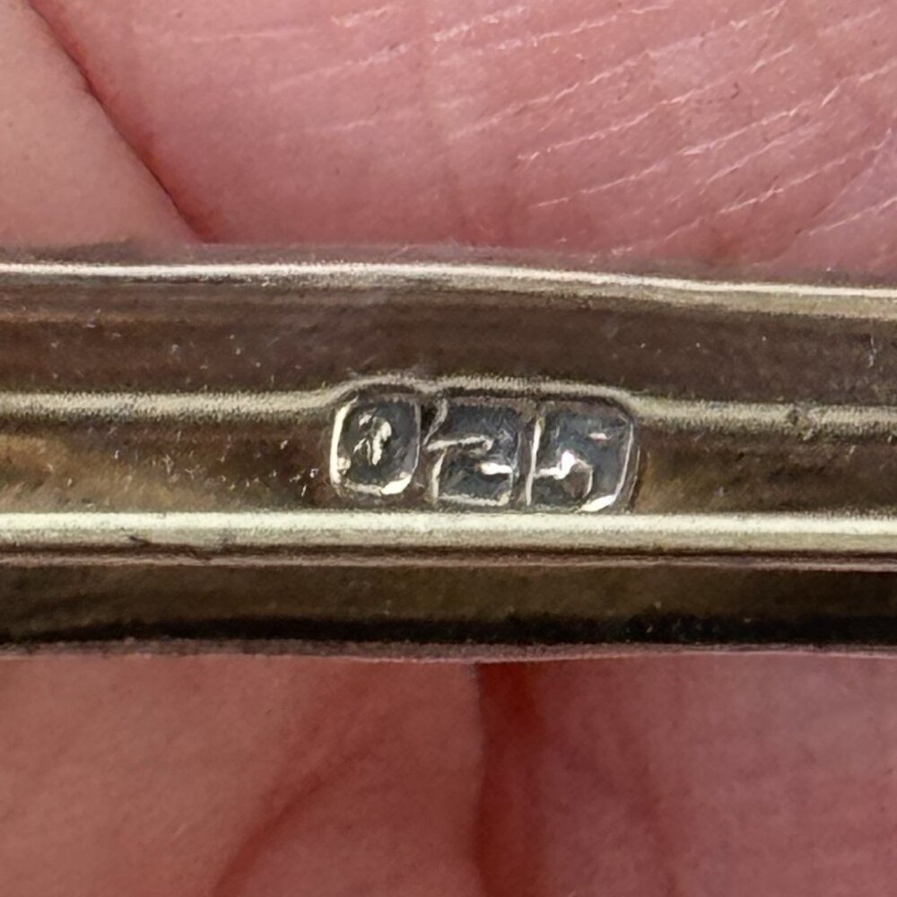 Vintage 925 Sterling Silver Palm Tree Brooch Pin Pendant - Picture 4 of 9